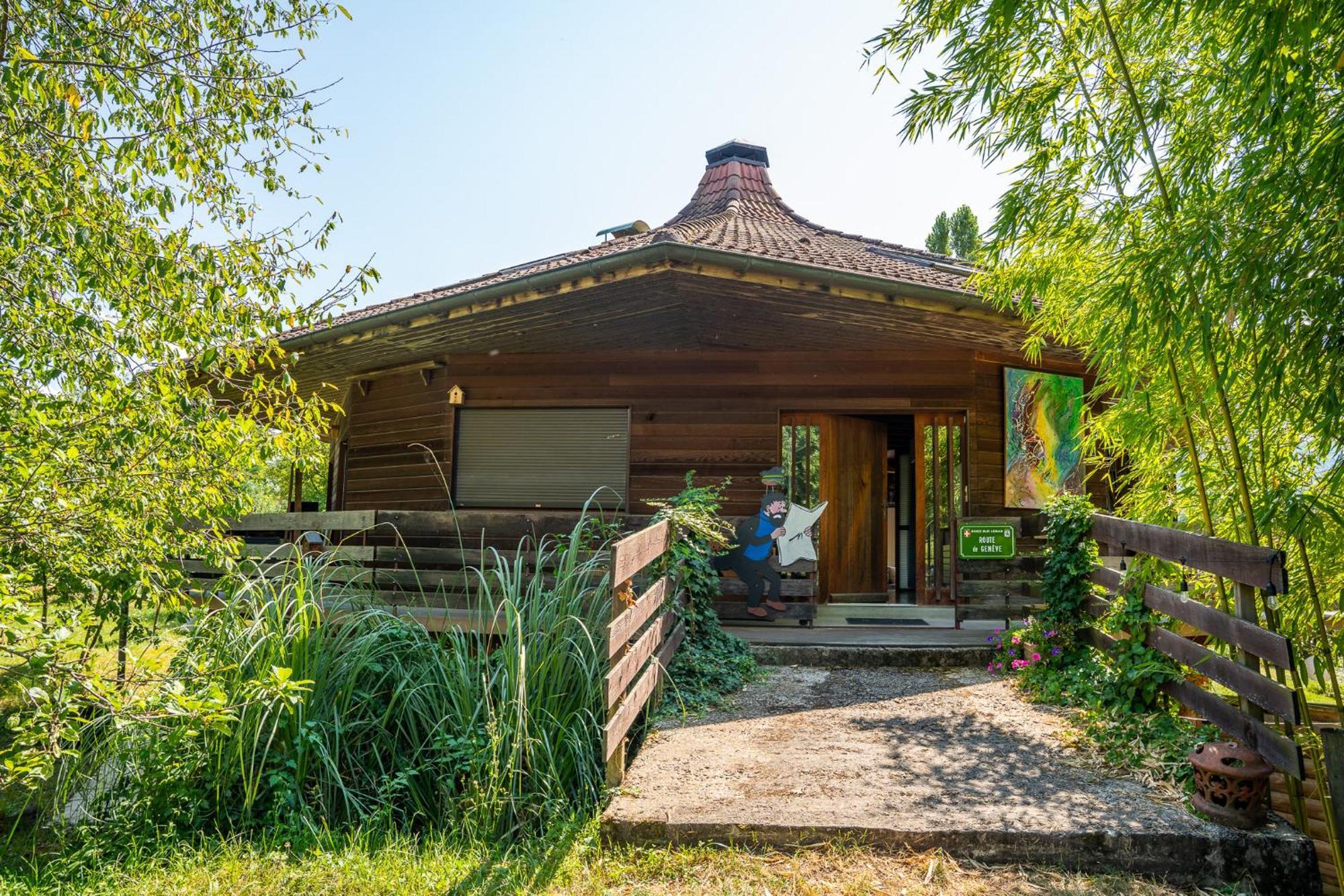 Le Grand Nid - Maison Alveole Bed And Books Sciez Exterior photo